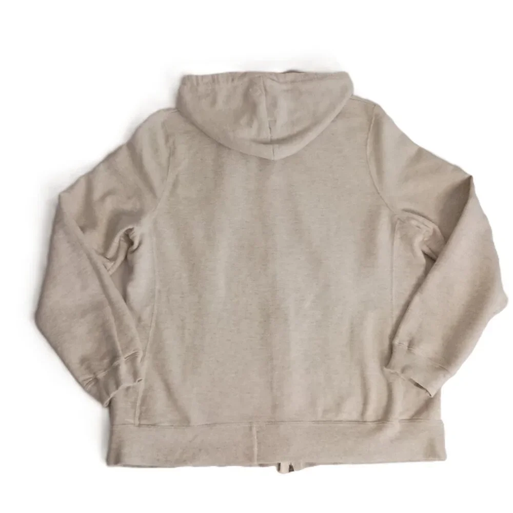 Champion Women’s Eco Fleece Full Zipper Tan Hoodie Size XL - Picture 5 of 16